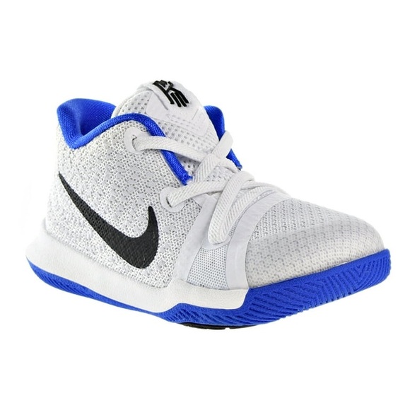 Nike Kyrie 3 (TD) Athletic Sneakers White Blue Toddlers Size 10c - Picture 3 of 8